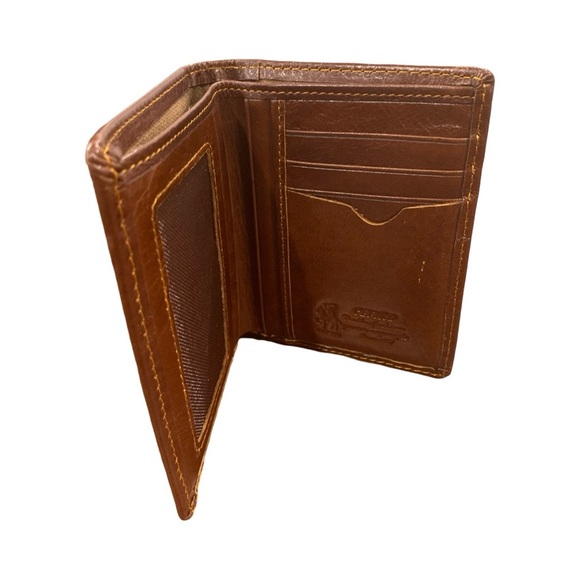 Real leather Cefiro - vertical type with decorative eagled metal on front side - Picture 3 of 5